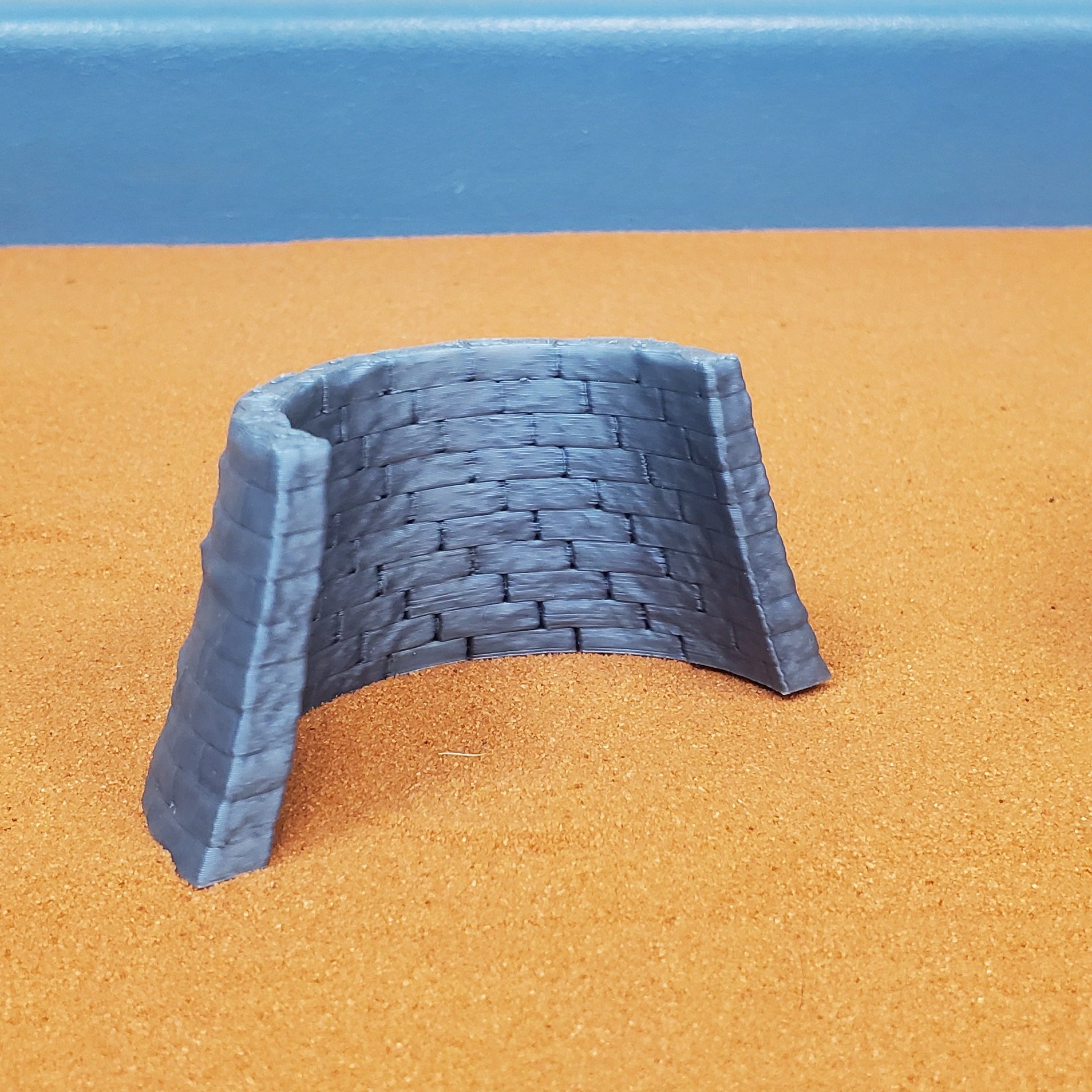 Curved Brick Wall