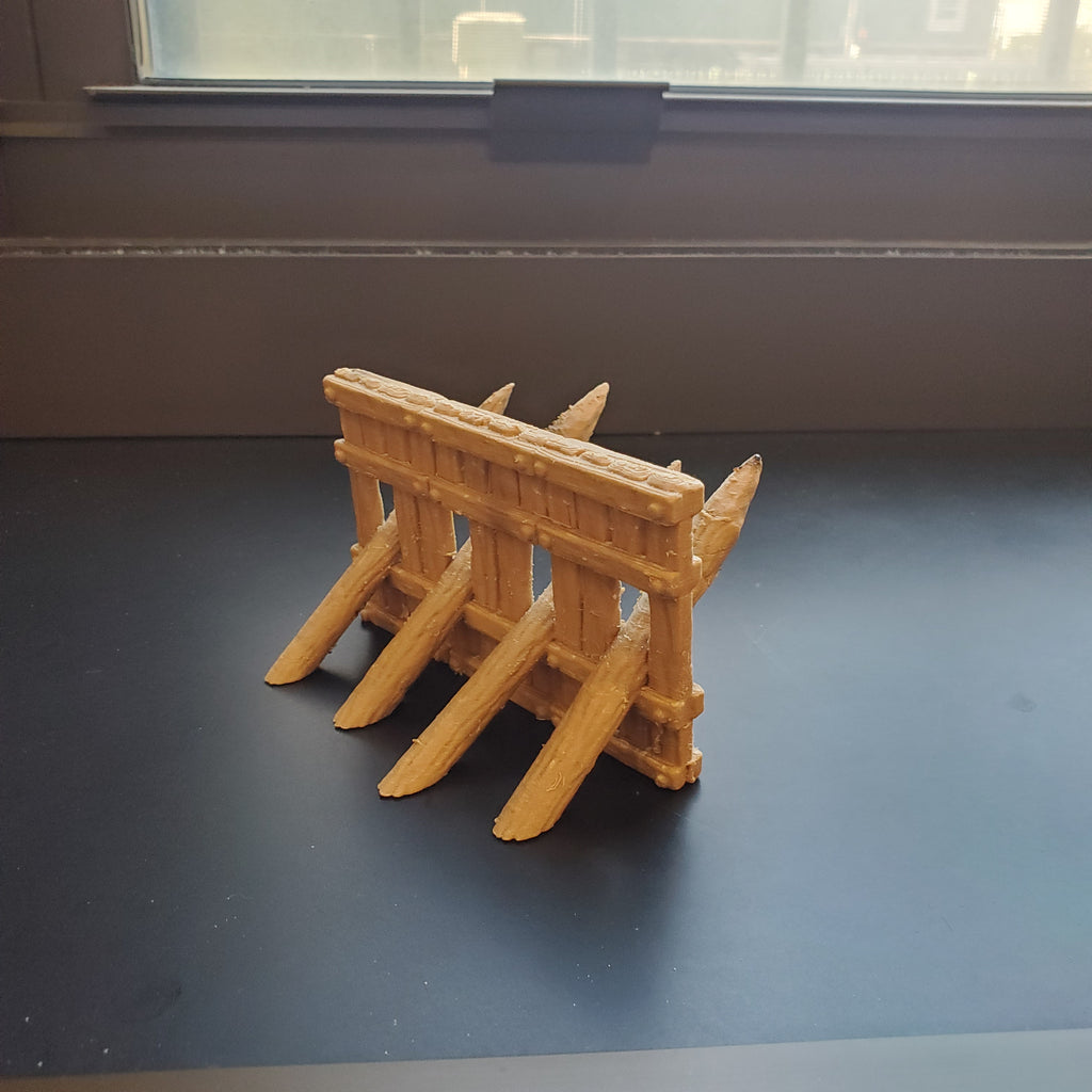 Wood Spike Barricade