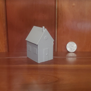 Simple Hollow House With No Openings