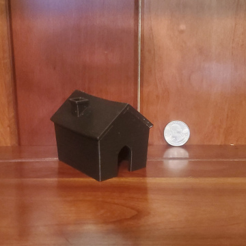 Simple Hollow House With Door